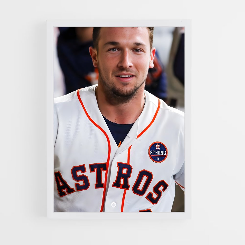 Poster Houston Hero – affiche Baseball (vue 3)